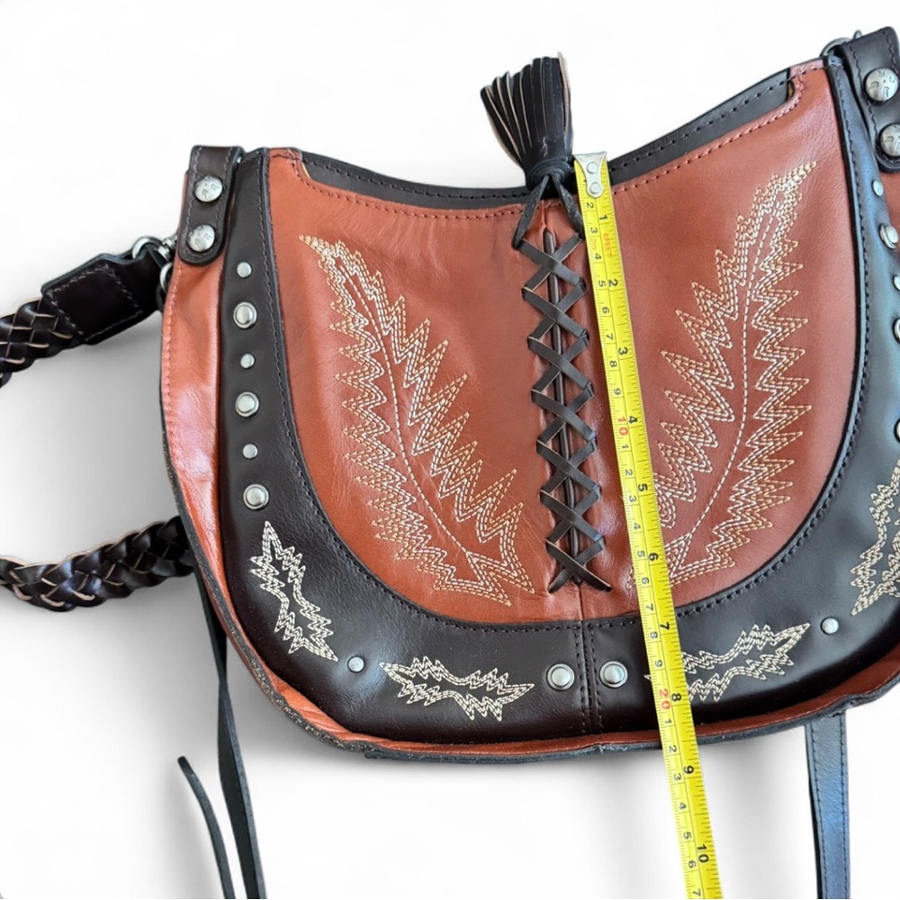 NWOT Patricia Nash Montana Collection Camille Bag Western Leather - Picture 9 of 10